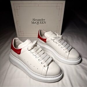 Alexander McQueen Sneakers – Red – Size 38 (Women’s)